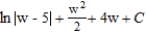 <strong>Find the indefinite integral. </strong> A) B) C) D) E)