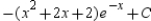 <strong>Find the indefinite integral. </strong> A) B) C) D) E)