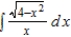 <strong>Find the indefinite integral by making the substitution . </strong> A) B) C) D) E)