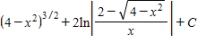 <strong>Find the indefinite integral by making the substitution . </strong> A) B) C) D) E)
