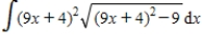 <strong>Use integration tables to find . </strong> A) B) C) D) E)