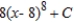 <strong>Find the indefinite integral. </strong> A) B) C) D) E)