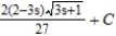 <strong>Find the indefinite integral. </strong> A) B) C) D) E)