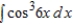Find the indefinite integral.  