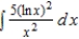 Find the indefinite integral.  