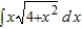 Find the indefinite integral by making the substitution   .  