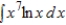 Find the indefinite integral.  