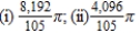 <strong>Use the disk or shell method to find the volume of the solid generated by revolving the region in the first quadrant bounded by the graph of the equation about the given line. (i) the x-axis; (ii) the y-axis</strong> A) B) C) D) E)