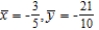 <strong>Find the center of mass of the given system of point masses. m<sub>i</sub> 10 5 8 4 </strong> A) B) C) D) E)