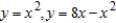 <strong>Find the volume of the solid generated by revolving the region bounded by the graphs of the equations about the given lines. </strong> A) B) C) D) E)