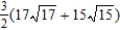 <strong>Find the arc length of the graph of the function   over the interval [14, 16].</strong> A)   B)   C)   D)   E)   <div style=padding-top: 35px> 