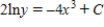 <strong>Solve the differential equation. </strong> A) B) C) D) E)