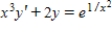 <strong>Find the particular solution of the differential equation that satisfies the initial condition .</strong> A) B) C) D) E)
