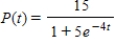 <strong>The logistic function models the growth of a population. Determine when the population reaches % of the maximum carrying capacity. Round your answer to three decimal places.</strong> A) 4.317 B) 3.000 C) 0.474 D) 0.677 E) 0.301