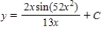 <strong>Use integration to find a general solution of the differential equation </strong> A) B) C) D) E)