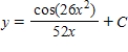 <strong>Use integration to find a general solution of the differential equation </strong> A) B) C) D) E)