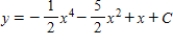 <strong>Use integration to find a general solution of the differential equation. </strong> A) B) C) D) E)