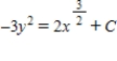 <strong>Solve the differential equation . </strong> A) B) C) D) E)