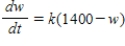 <strong>A calf that weighs 75 pounds at birth gains weight at the rate where w is weight in pounds and t is time in years. If the animal is sold when its weight reaches 900 pounds, find the time of sale using the model . Round your answer to two decimal places. </strong> A) 7.02 years B) 2.76 years C) 1.12 years D) 1.08 years E) 0.44 year