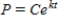 <strong>Suppose that the population (in millions) of Hungary in 2007 was 10 and that the expected continuous annual rate of change of the population is -0.003. Find the exponential growth model for the population by letting correspond to 2000. Round your answer to four decimal places. </strong> A) B) C) D) E)