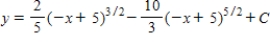 <strong>Use integration to find a general solution of the differential equation. </strong> A) B) C) D) E)