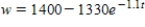 <strong>A calf that weighs 70 pounds at birth gains weight at the rate where w is weight in pounds and t is time in years. Use a computer algebra system to solve the differential equation for . </strong> A) B) C) D) E)