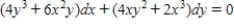 <strong>Use as a integrating factor to find the general solution of the differential equation . </strong> A) B) C) D) E)