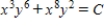 <strong>Use as a integrating factor to find the general solution of the differential equation . </strong> A) B) C) D) E)