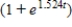 <strong>Suppose an eight-pound object is dropped from a height of 5,000 feet, where the air resistance is proportional to the velocity. Write the velocity as a function of time if its velocity after 4 seconds is approximately -50 feet per second. Use a graphing utility or a computer algebra system. Round numerical answers in your answer to four places. </strong> A) B) C) D) E)
