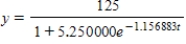 <strong>A conservation organization releases into a preserve. After years, there are in the preserve. The preserve has a carrying capacity of . Write a logistic function that models the population of in the preserve.</strong> A) B) C) D) E)