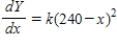 <strong>Write and solve the differential equation that models the following verbal statement: The rate of change of with respect to is proportional to . </strong> A) , B) , C) , D) , E) ,