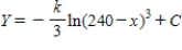 <strong>Write and solve the differential equation that models the following verbal statement: The rate of change of with respect to is proportional to . </strong> A) , B) , C) , D) , E) ,
