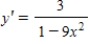 <strong>Find the derivative of the function . </strong> A) B) C) D) E)