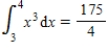 <strong>Evaluate the integral. Given, , , , . </strong> A) 85 B) 1,346 C) 84 D) 1,029 E) 1,074