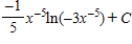 <strong>Find the indefinite integral . </strong> A) B) C) D) E)