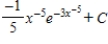<strong>Find the indefinite integral . </strong> A) B) C) D) E)