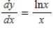 <strong>Use integration to find the particular solution of the differential equation which passes through the point .</strong> A) B) C) D) E)
