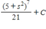<strong>Find the indefinite integral . </strong> A) B) C) D) E)