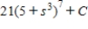 <strong>Find the indefinite integral . </strong> A) B) C) D) E)
