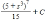 <strong>Find the indefinite integral . </strong> A) B) C) D) E)