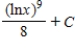 <strong>Find the indefinite integral . </strong> A) B) C) D) E)