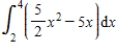 <strong>Write the following limit as a definite integral on the interval [2, 4], where   is any point in the   subinterval. ​   ​</strong> A)   B)   C)   D)   E)   <div style=padding-top: 35px> 