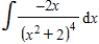 <strong>Find the indefinite integral of the following function and check the result by differentiation. </strong> A) B) C) D) E)