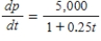 <strong>Suppose a population of bacteria is changing at a rate of where t is the time in days. The initial population (when ) is 2,000. Write an equation that gives the population at any time t. </strong> A) B) C) D) E)