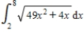 <strong>Write the following limit as a definite integral on the interval [2, 8] where   is any point in the   subinterval. ​   ​</strong> A)   B)   C)   D)   E)   <div style=padding-top: 35px> 