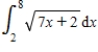 <strong>Write the following limit as a definite integral on the interval [2, 8] where   is any point in the   subinterval. ​   ​</strong> A)   B)   C)   D)   E)   <div style=padding-top: 35px> 