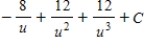 <strong>Find the indefinite integral and check the result by differentiation. </strong> A) B) C) D) E)