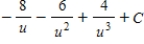 <strong>Find the indefinite integral and check the result by differentiation. </strong> A) B) C) D) E)