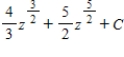 <strong>Find the indefinite integral of the following function and check the result by differentiation. </strong> A) B) C) D) E)