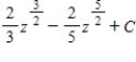 <strong>Find the indefinite integral of the following function and check the result by differentiation. </strong> A) B) C) D) E)